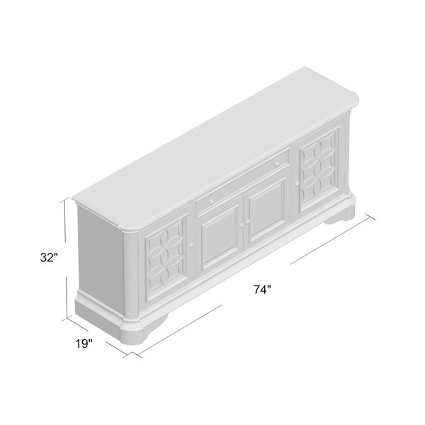 Birch Lane™ Jovani TV Stand for TVs up to 75" & Reviews Wayfair